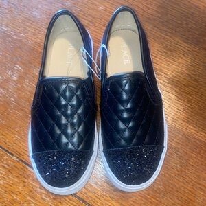 The Children's Place Black Quilted Slip-On Sneakers